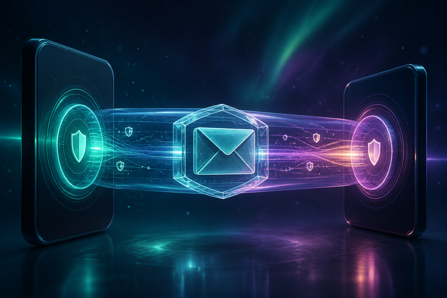 End-to-end encryption.